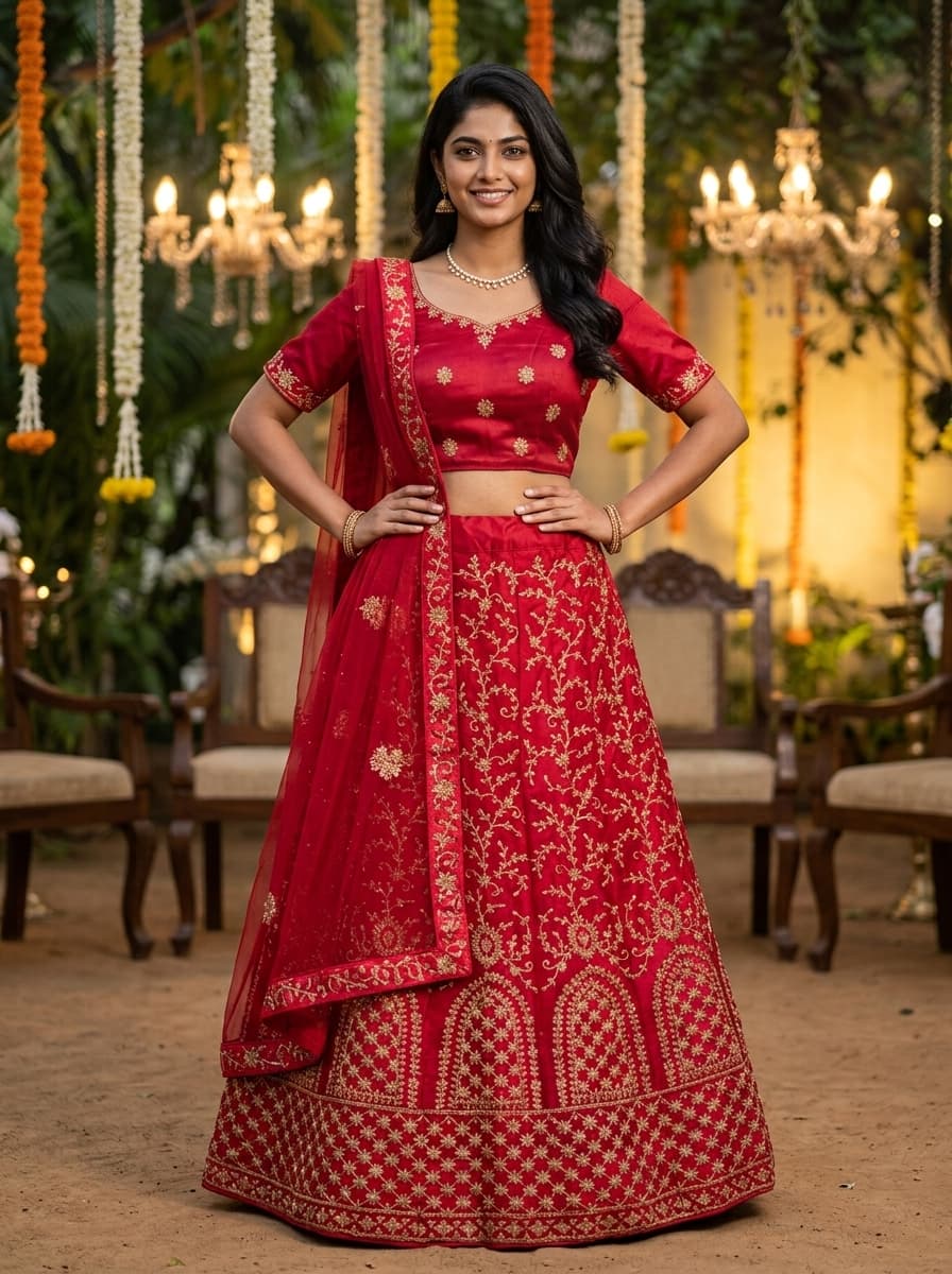 Rani Pink Festive Lehenga